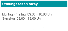 �ffnungszeiten Annahmestelle Alzey
